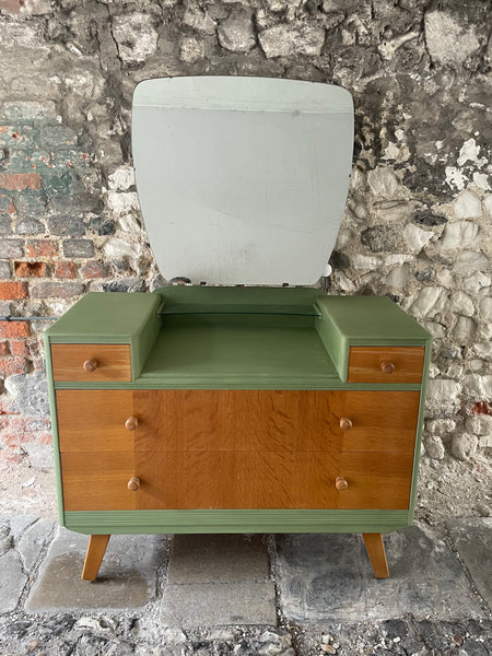 Mid Century Advance Painted Dressing Chest