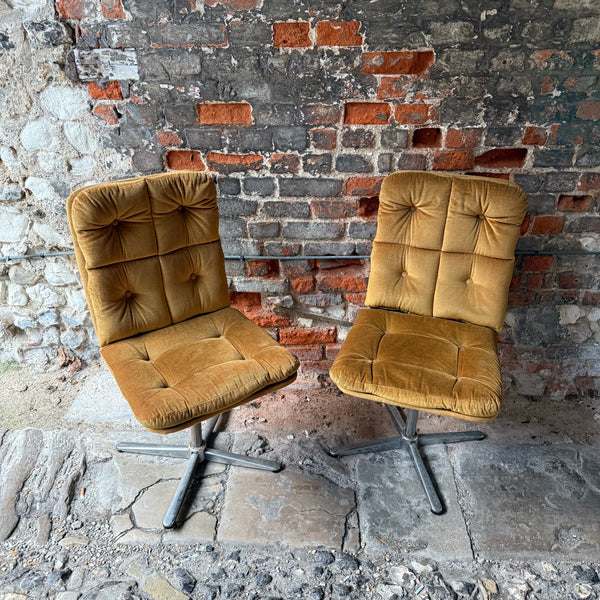 Mid Century Peak Furniture Swivel Chairs