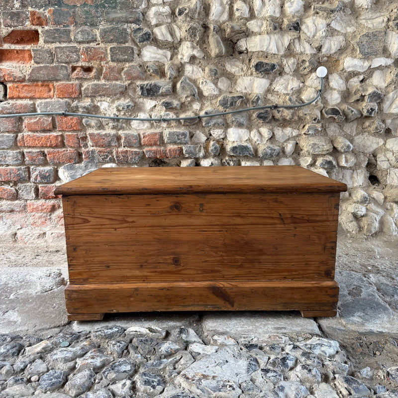 Antique Pine Blanket Box