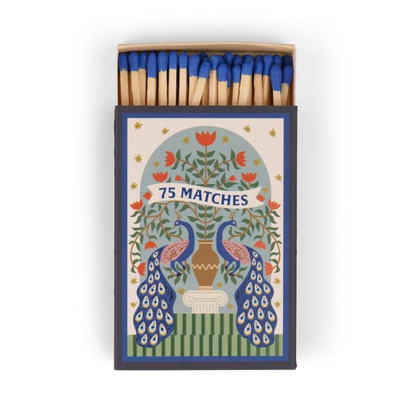 A Dopo Boxed Matches - Peacocks