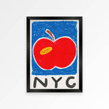 Abbie Franks New York Apple Framed Print Framed