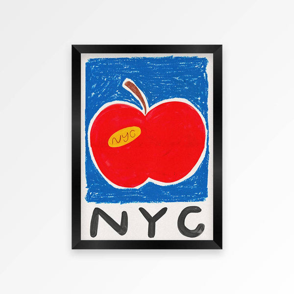 Abbie Franks New York Apple Framed Print Framed