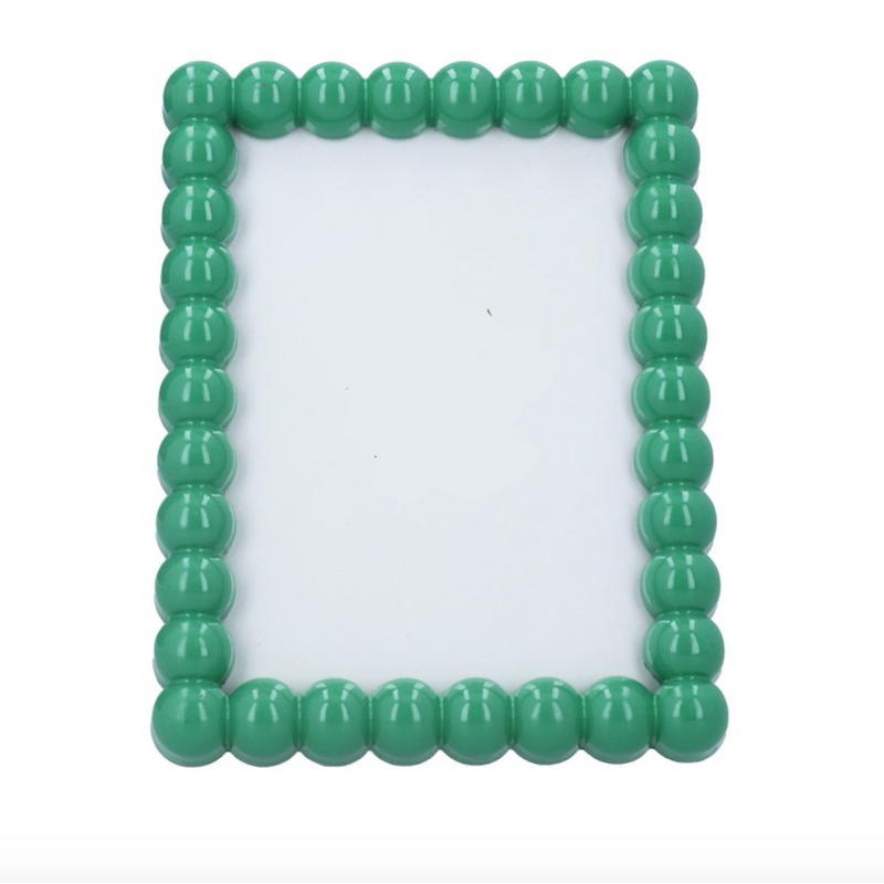Acrylic Picture Frame 4 x 6 cm Green Gloss Bobble