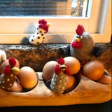 Albert Eggstein Hanging Felt Easter Decoration with eggs