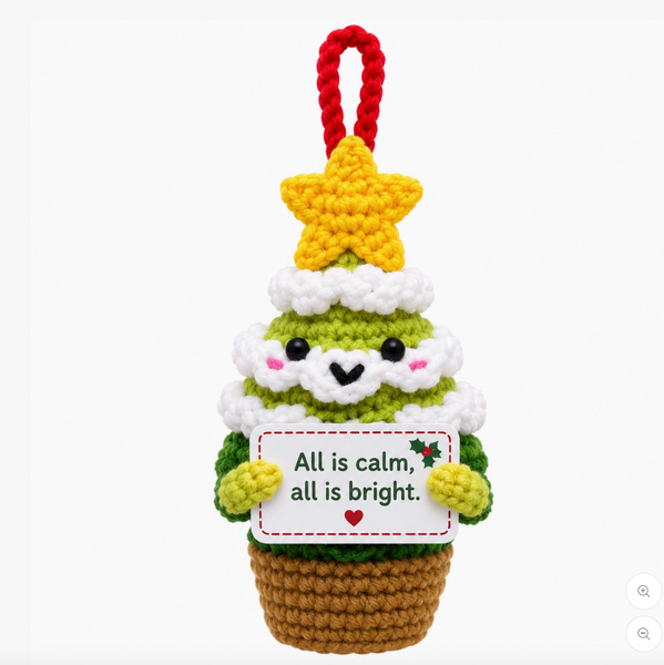 All is Calm Crochet Christmas Tree