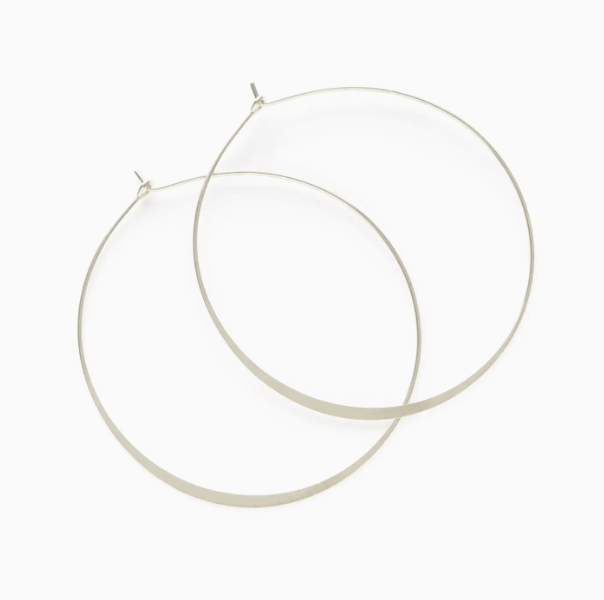Amano Studio - 2" Classic Hoop Earrings - Silver