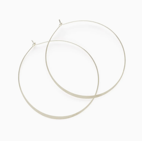 Amano Studio - 2" Classic Hoop Earrings - Silver