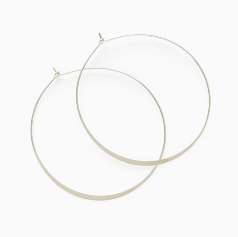 Amano Studio - 2" Classic Hoop Earrings - Silver