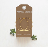 Amano Studio 2" Classic Hoop Earrings