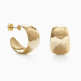Amano Studios Hammered Vintage Style Hoops