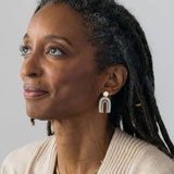 Amano Studios Ivory Arches Earrings On Model