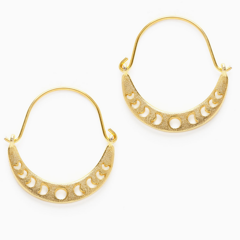 Amano Studios Phases of the Moon Earring