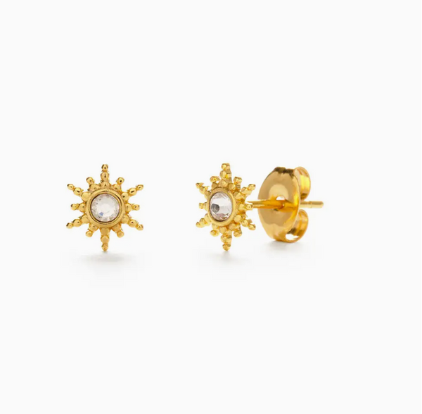 Amano Studios Starburst Stud Earrings - Crystal