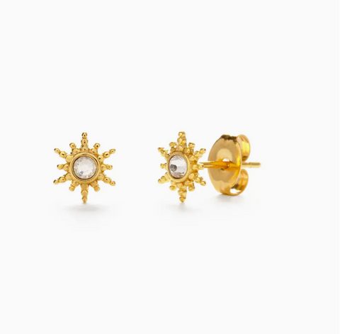 Amano Studios Starburst Stud Earrings - Crystal