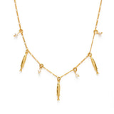 Amano Studios Tiny Fish with Pearls Necklace