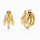 Amano Studios Vintage Style Triple Hoops