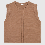 An'ge Legringo Sleeveless Cardigan - Camel