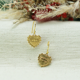 Annabella Moore Stainless Steel 18k Gold Earrings