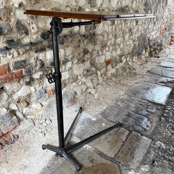 Antique Cast Iron Adjustable Table 5