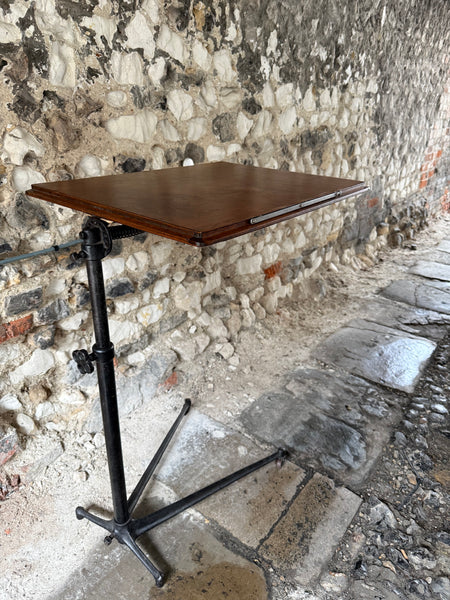 Antique Cast Iron Adjustable Table 6