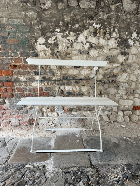 Antique Garden Bench open