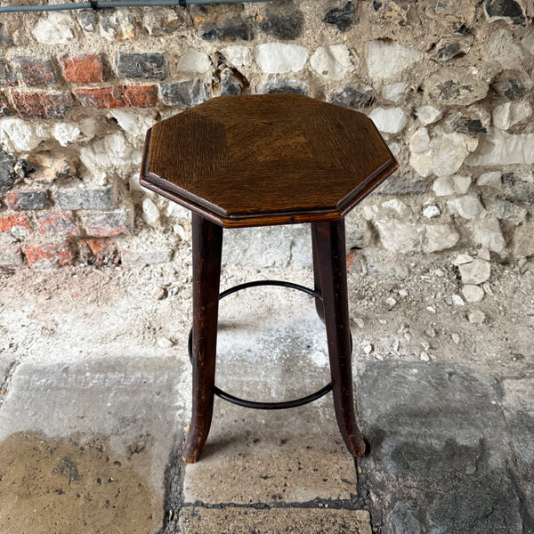 Antique Hexagonal Stool 2