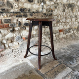 Antique Hexagonal Stool 3