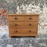 Antique Pine Chest of Drawers 1 Front