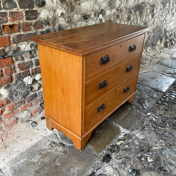 Antique Pine Chest of Drawers Left