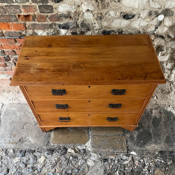 Antique Pine Chest of Drawers Top