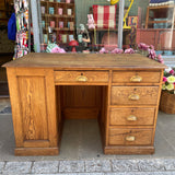 Antique pitch pine desk
