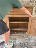 Antique Pine Hungarian Cupboard Inside