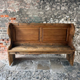 Antique Pine Pew Front