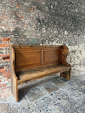 Antique Pine Pew Portrait