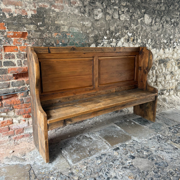 Antique Pine Pew