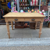 Antique pitch pine table