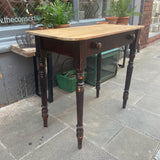Antique Small Pine Hall Table Left