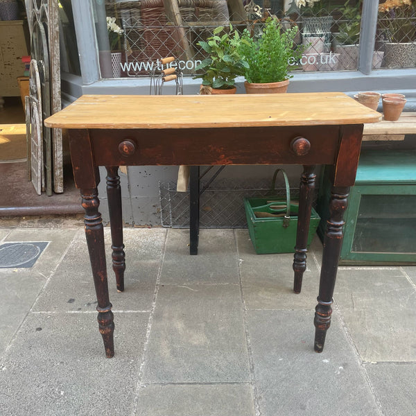 Antique Small Pine Hall Table