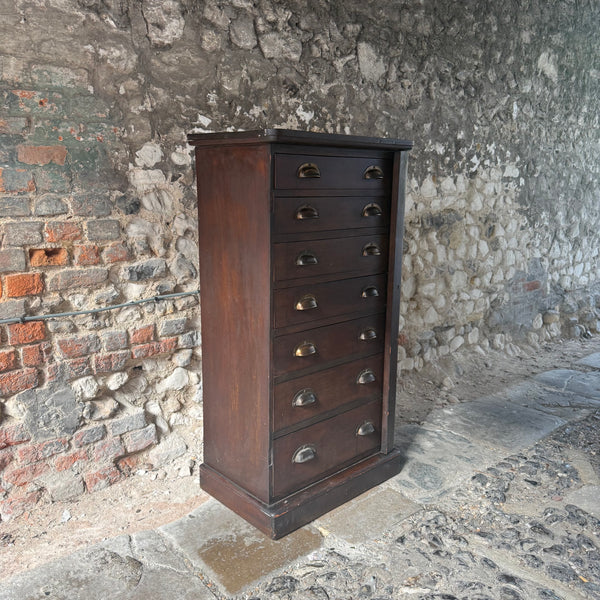Antique Wellington Chest Left