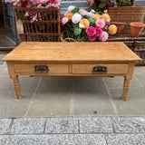 Antique pine coffee table