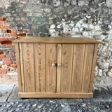 Antique pine cupboard front 