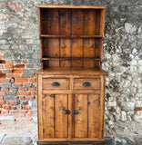 Antique pine dresser front 