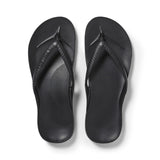 Archies Footwear - Arch Support Flip Flops Black 1