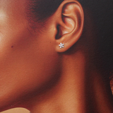Attic Creations 'Friends Forever' Little Flower Earrings Model