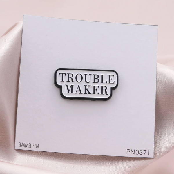 Attic Creations 'Trouble Maker' Enamel Pin