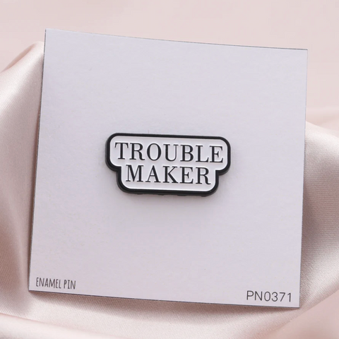 Attic Creations 'Trouble Maker' Enamel Pin