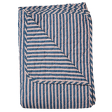 Au Maison Dark Blue Stripe ethnic Quilt