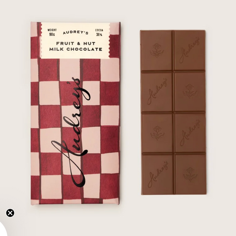 Audrey's Milk Chocolate Fruit and Nut Bar