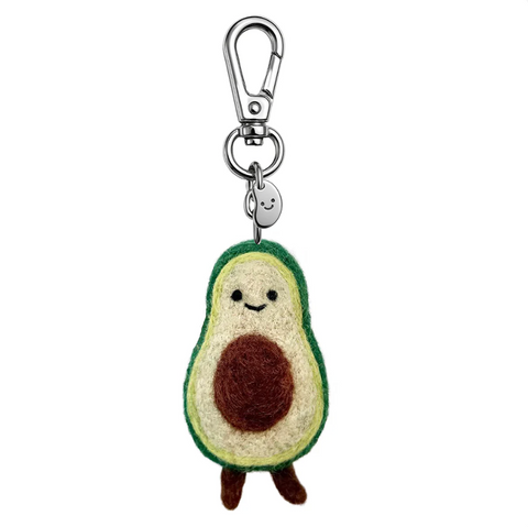 Ava The Avocado Felt Keychain