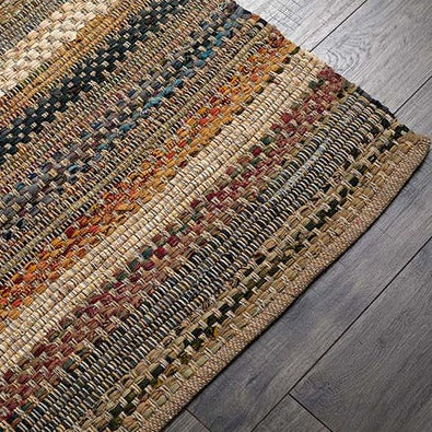 Aztec Chindi Rug Beige 60 x 90 cm